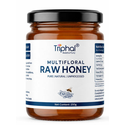 Honey - Raw, Pure and Unflavored, 100% Natural - Triphal