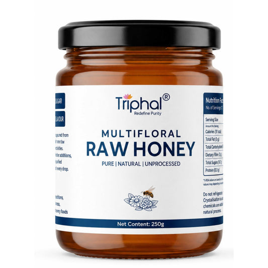 Honey - Raw, Pure and Unflavored, 100% Natural - Triphal