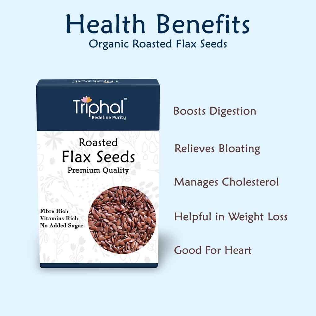 Triphal's Crunchy Flax Seeds - A Healthy and Tasty Addition to Your Snack Collection