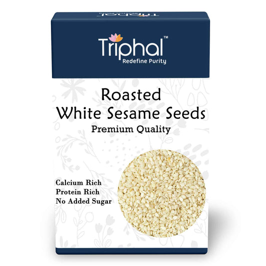 Roasted White Sesame Seeds or Safed Til by Triphal