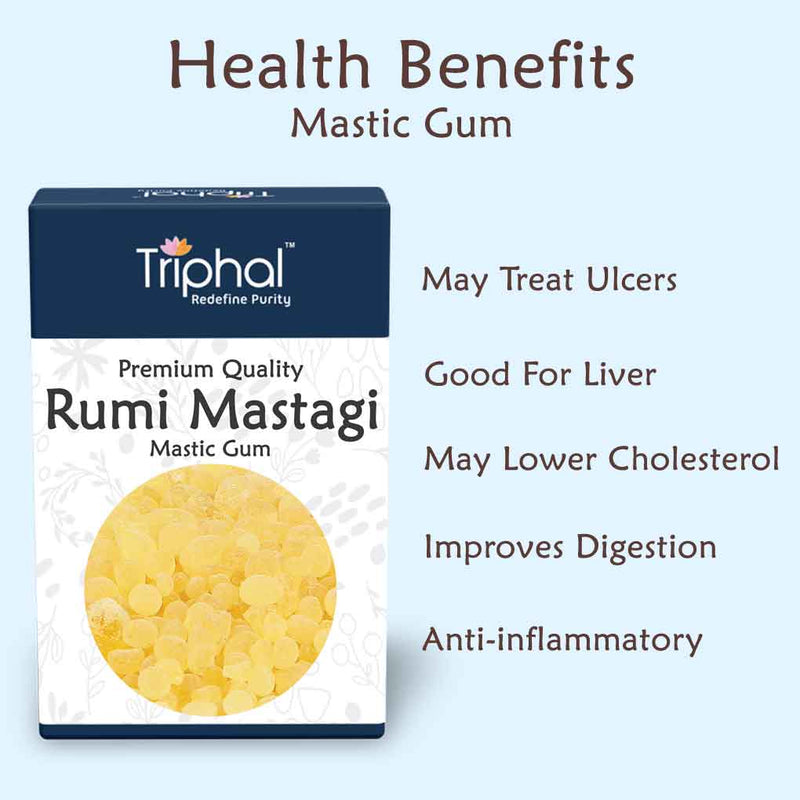 Health Benefits of mastic gum or roomi mastagi  - Buy 100% Original mastagi rumi with Triphal
