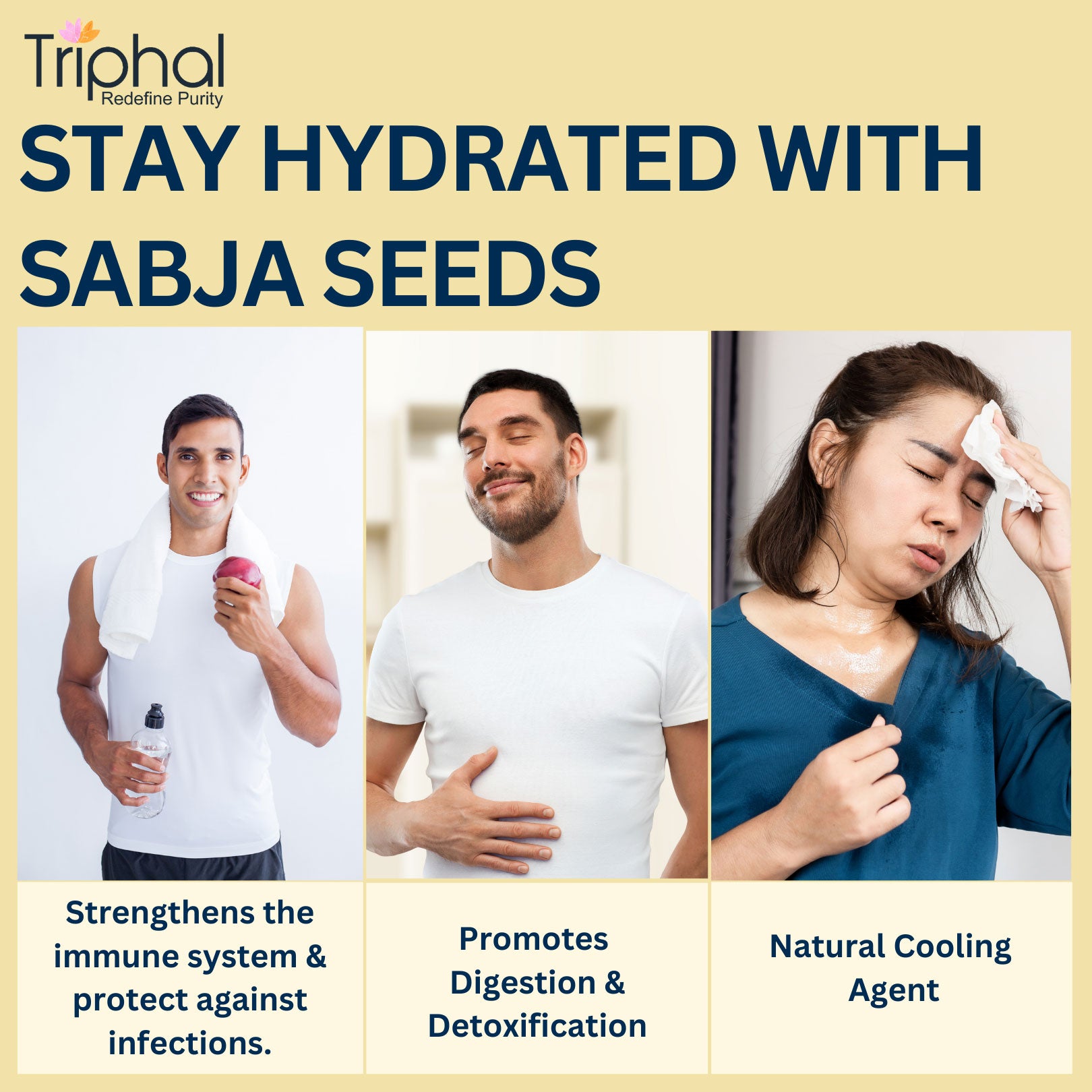 Sabja Seeds - Basil Seeds | Edible Grade | Clean and Sorted – Triphal