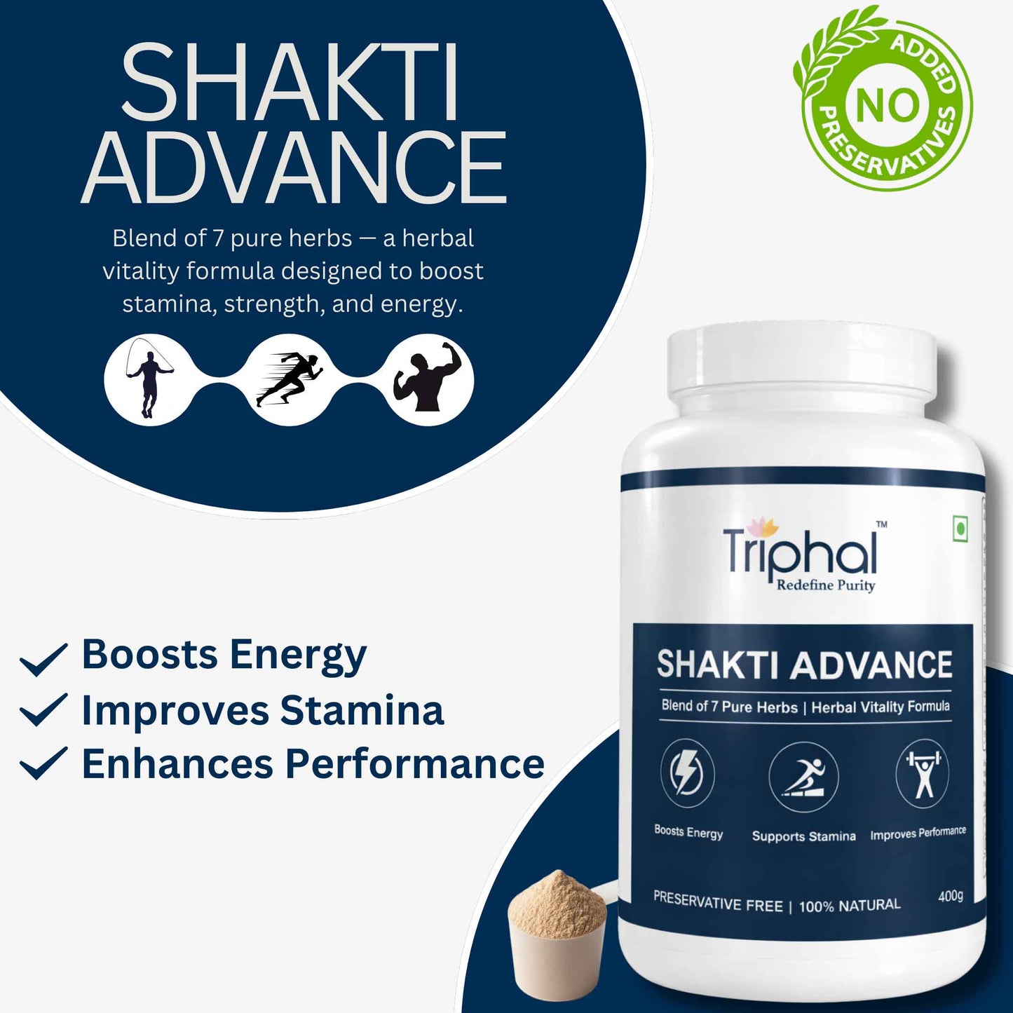 Shakti Advance - Herbal Male Vitality Powder
