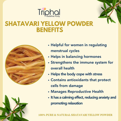 Shatavari Powder - Organic & Preservative Free