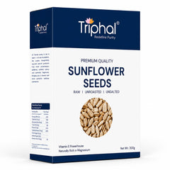 Triphal Sunflower Seeds — 100% natural Helianthus annuus seeds for daily snacking and wellness