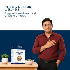 Triphal Sunflower Seeds for natural heart health and healthy cholesterol support daily