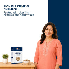 Triphal Sunflower Seeds rich in vitamin E, healthy fats, and minerals for daily nutrition