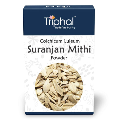 Suranjan Mithi Churna - Suranjan Sweet Powder | 100% Natural Colchicum Luteum | Preservative Free