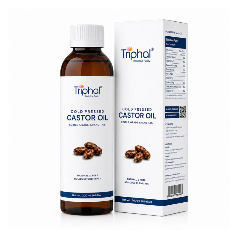 Pure Cold Pressed Castor Oil | 100% Natural | Edible Arandi Ka Tel