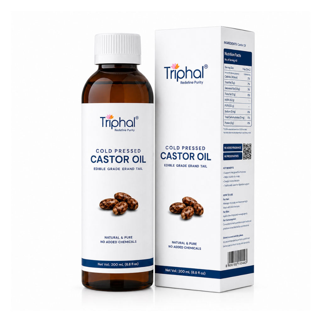 Pure Cold Pressed Castor Oil | 100% Natural | Edible Arandi Ka Tel