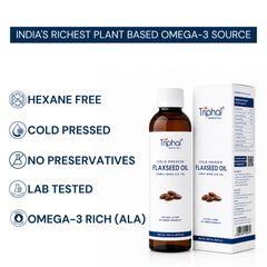 Pure Cold Pressed Flaxseeds / Linseeds Oil | 100% Natural | Edible Alsi Ka Tel