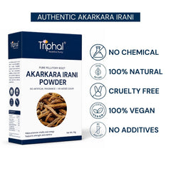 Triphal Akarkara Irani Powder — 100% natural Anacyclus pyrethrum for daily wellness