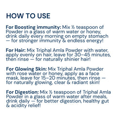 How to use Triphal amla powder: step-by-step guide for daily intake