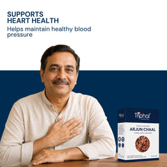 Triphal raw Arjuna bark for natural heart health support