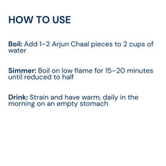 Add Triphal Arjun bark to your daily wellness routine — boil, strain, and drink warm every morning for best results