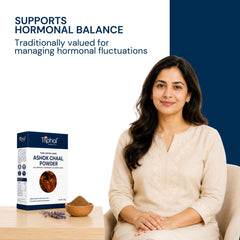 Triphal Ashok Chaal Powder traditionally valued for supporting healthy hormonal balance
