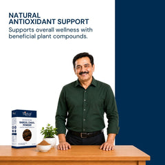 Triphal Babool Chaal Powder providing natural antioxidant support for overall wellness and daily care