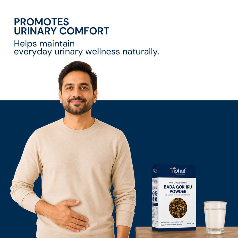 Triphal Bada Gokhru Powder for natural urinary tract health and kidney wellness