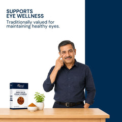 Triphal Daru Haldi Powder for natural eye health and vision wellness support daily