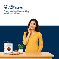 Triphal Daru Haldi Powder for natural skin brightening, glow, and clear complexion daily