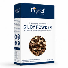 Triphal Giloy Powder — 100% natural Tinospora cordifolia for daily Ayurvedic wellness