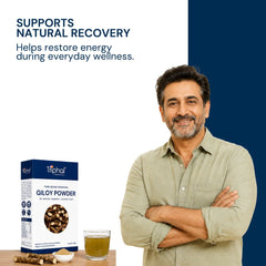 Triphal Giloy Powder supporting natural recovery and restoring energy during everyday wellness