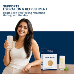 Triphal Gond Katira for natural body cooling and heat relief in summers