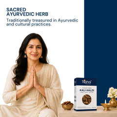 Triphal Kali Haldi — original Black Turmeric suitable for pooja and traditional rituals