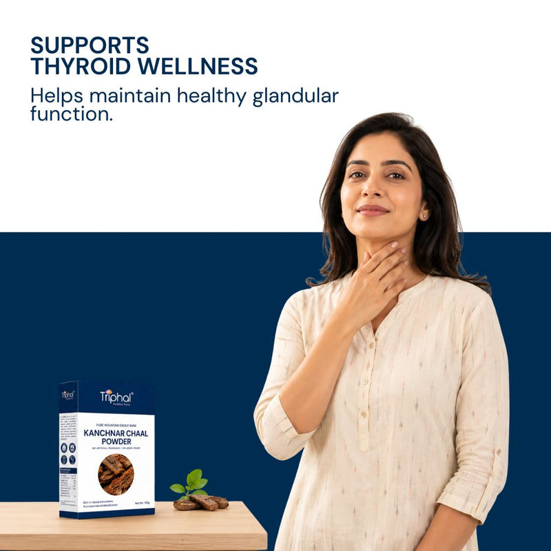 Triphal Kanchnar Powder Supporting Healthy Thyroid and Glandular Wellness