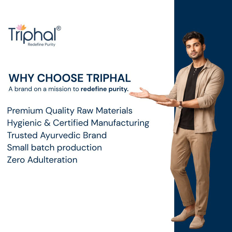 Triphal — trusted Ayurvedic brand delivering pure Kaunch Beej Powder with zero compromise