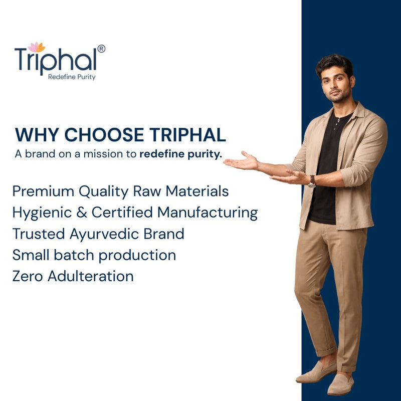 Triphal Lodhra Chaal Powder — 100% pure Lodh Tree Bark, lab tested, small batch, zero adulteration, redefine purity.