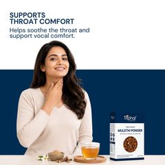 Triphal Mulethi Powder for natural throat soothing and respiratory health support