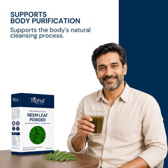 Triphal Neem Leaf Powder supporting natural body detox and internal cleansing daily