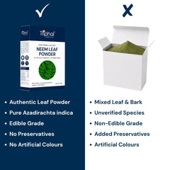 Triphal Neem Leaf Powder 100g – 100% Pure Indian Neem Leaf Powder, Lab Tested, Non-GMO, No Additives