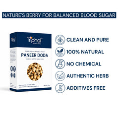 Triphal's 100% pure and natural Paneer Doda flowers, lab-tested with no additives