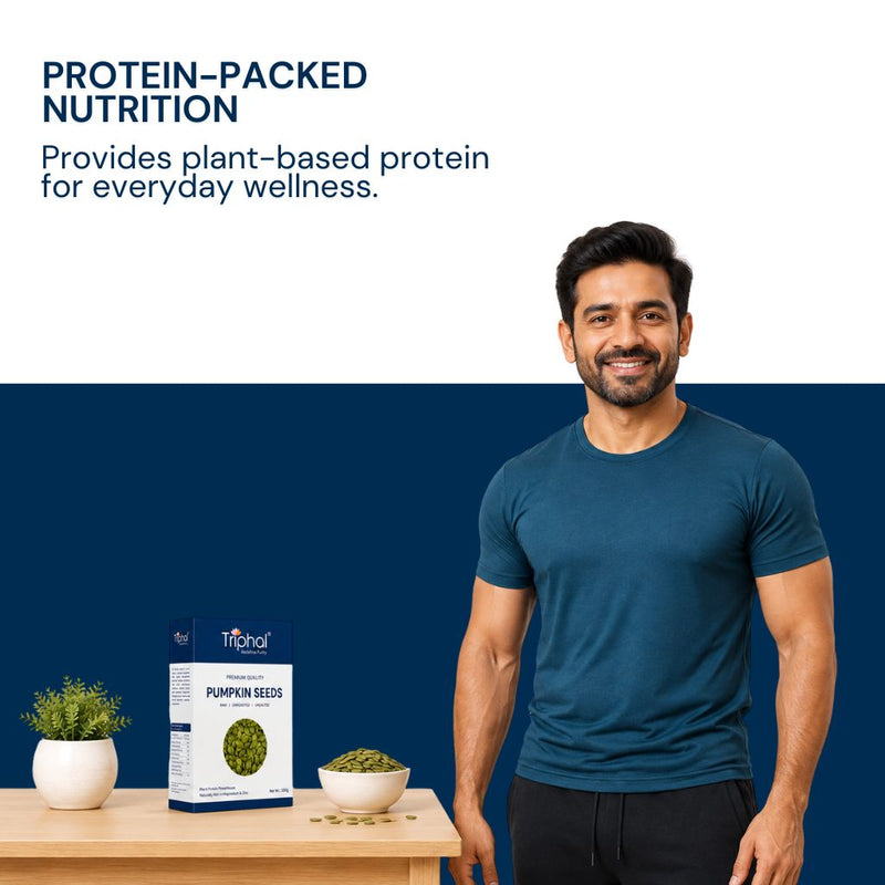 Triphal Pumpkin Seeds — natural plant protein source for daily nutrition and strength