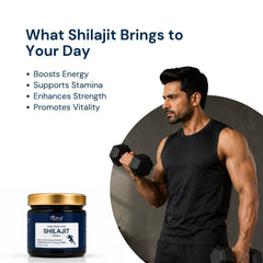 Triphal Shilajit Resin — supports energy, stamina and physical strength for an active lifestyle
