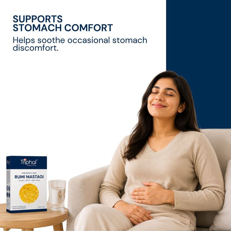 Triphal Rumi Mastagi for natural stomach comfort and healthy digestion support