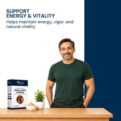 Triphal Semal Musli boosting natural energy, stamina, and physical endurance daily