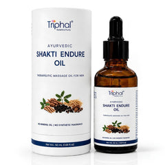 Triphal Shakti Endure Oil 50ml — Ayurvedic men's massage oil for intimate wellness and confidence