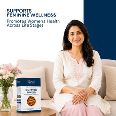 Triphal Shatavari Powder promoting women's health across all life stages naturally