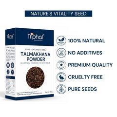 Triphal Talmakhana Powder — 100% natural, no additives, premium quality, cruelty free, pure seeds