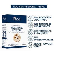 Triphal Vidarikand Powder — pure root only, no synthetic additives, no preservatives