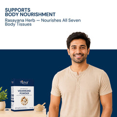 Triphal Vidarikand Powder — Rasayana herb for complete body nourishment and vitality