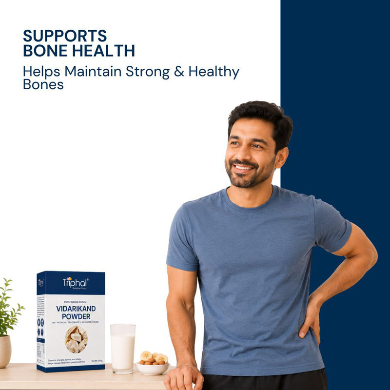 Triphal Vidarikand Powder for natural bone strength and joint health support