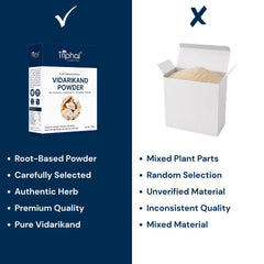 Triphal Vidarikand Powder vs ordinary brands — root based, authentic, premium quality
