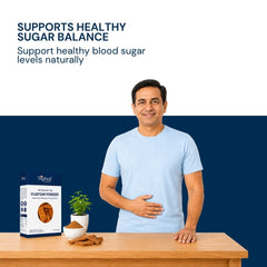 Triphal Vijaysar Powder for supporting healthy blood sugar levels naturally daily