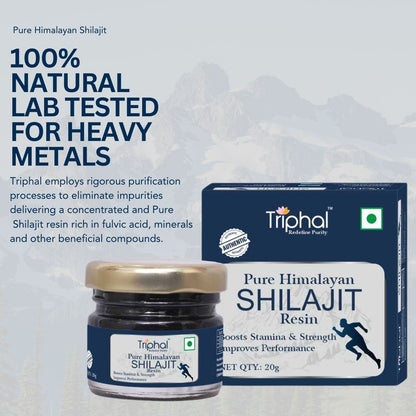 Shilajit (20g) - Male Vitality Powder (50g) | Combo For Men