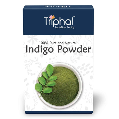 Indigo Powder For Natural Hair Color by Triphal - India's best brand for pure and organic herbs