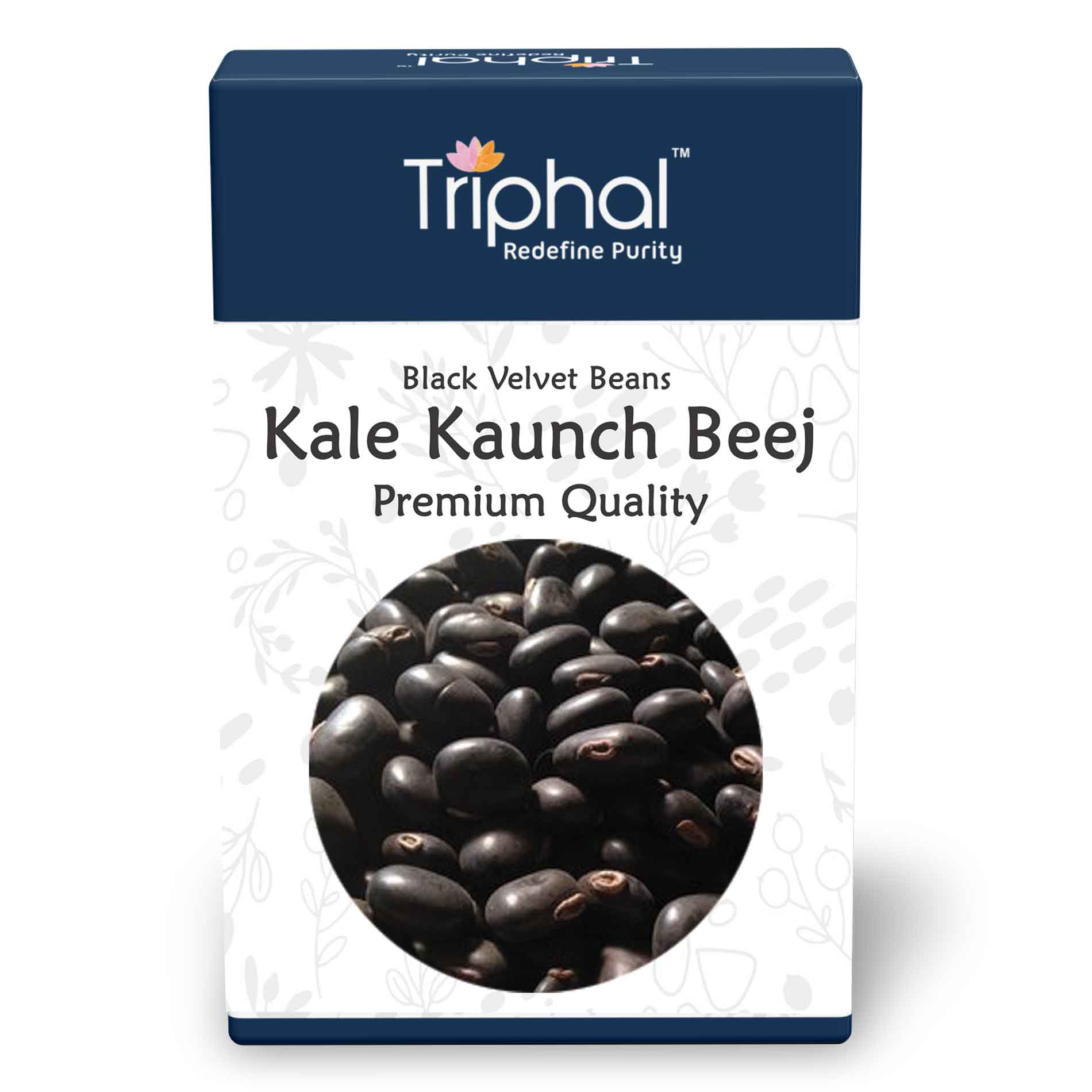 "Premium quality Kaunch Beej Kale or Konch Bij (Black Velvet Beans or Mucuna Pruriens), sourced directly from India - A natural superfood rich in L-dopa, protein, fiber, and essential minerals - Available in whole seed form for enhanced testosterone, mood, fertility, and wellness.